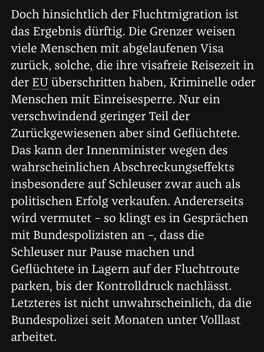 christianbangel's tweet image. Es ist weitgehend Symbolpolitik, die die deutsche Regierung an den Grenzen betreibt. Und dafür wird mal eben der freie Grenzverkehr in der EU gekillt.
zeit.de/politik/deutsc…