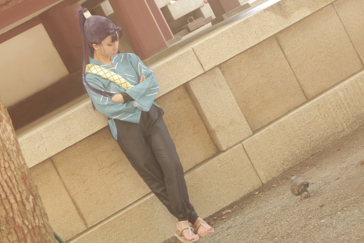 ⚠︎コスプレ/cos
🥷🥚　立 花 仙 蔵

風鈴市行ってきましたー！！！
めちゃめちゃ楽しかった
初個撮だったけどまじ楽しすぎた

ハトと戯れてる仙蔵

📸<a href="/hana_u_cam/">まつり</a> 

#ココフリ