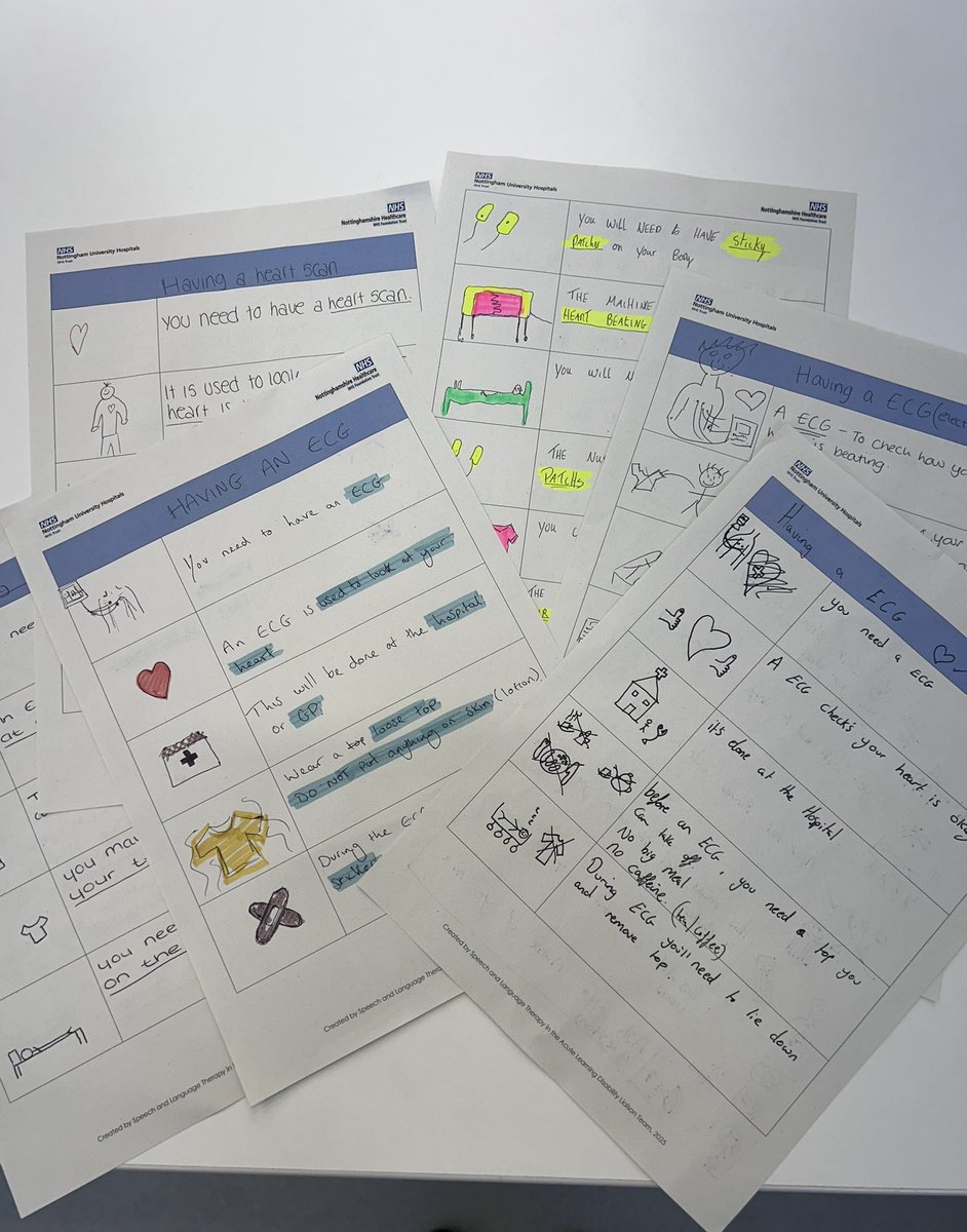 Acute Learning Disability Liaison Team (@nuh_ldlt) on Twitter photo Thank you <a href="/NUHPractice_Ed/">NUH Practice Education Team</a> for having us at this mornings Nursing Associates Learning Disability Awareness Day!
The NA’s worked super hard creating their own fantastic easy read information about having an ECG - we were super impressed!
Photos posted with consent 😊 Thank you <a href="/NUHPractice_Ed/">NUH Practice Education Team</a> for having us at this mornings Nursing Associates Learning Disability Awareness Day!
The NA’s worked super hard creating their own fantastic easy read information about having an ECG - we were super impressed!
Photos posted with consent 😊