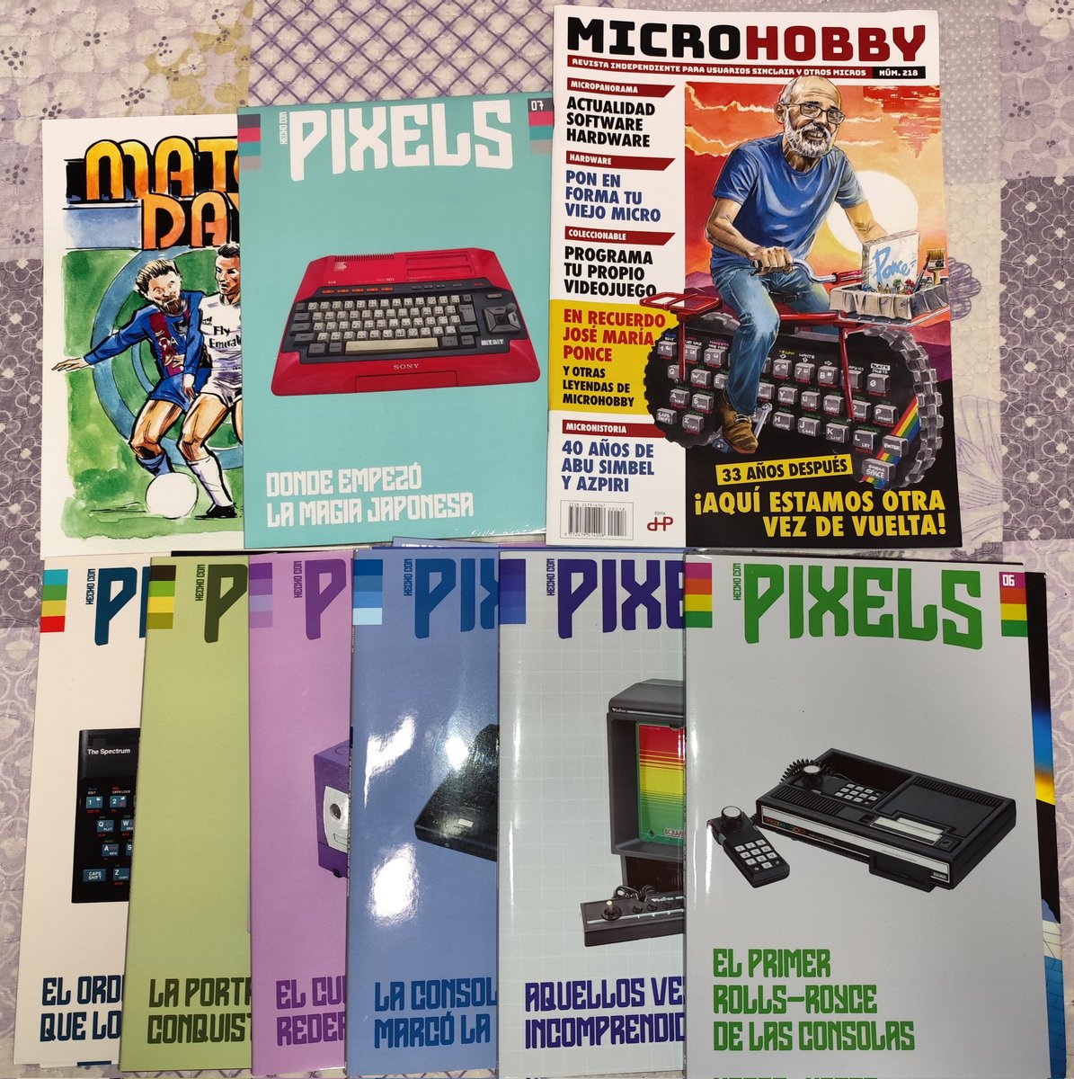 RamonBorja2011's tweet image. Se avecina un buen finde de lectura.Gracias @jlsanzf @HechoconPixels @MicroHobbyPapel