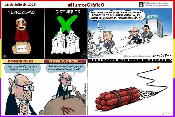 caval100's tweet photo. #HumorGráficO
@pedripol @ferranmartin @EnekoHumor @bernardovergara.bsky.social
#18deJulio #GolpeDeEstado1936 #CorrupciónMontoro #TorrePacheco #ReflexionesAteas #porlaRepública #OTANNoBasesFuera #7291Ayuso #TrumpEEUU #IsraelGenocida #Rusia #NoALaGuerra .
https://t.co/K9OgDaTlAC https://t.co/Ddt68qfnT5