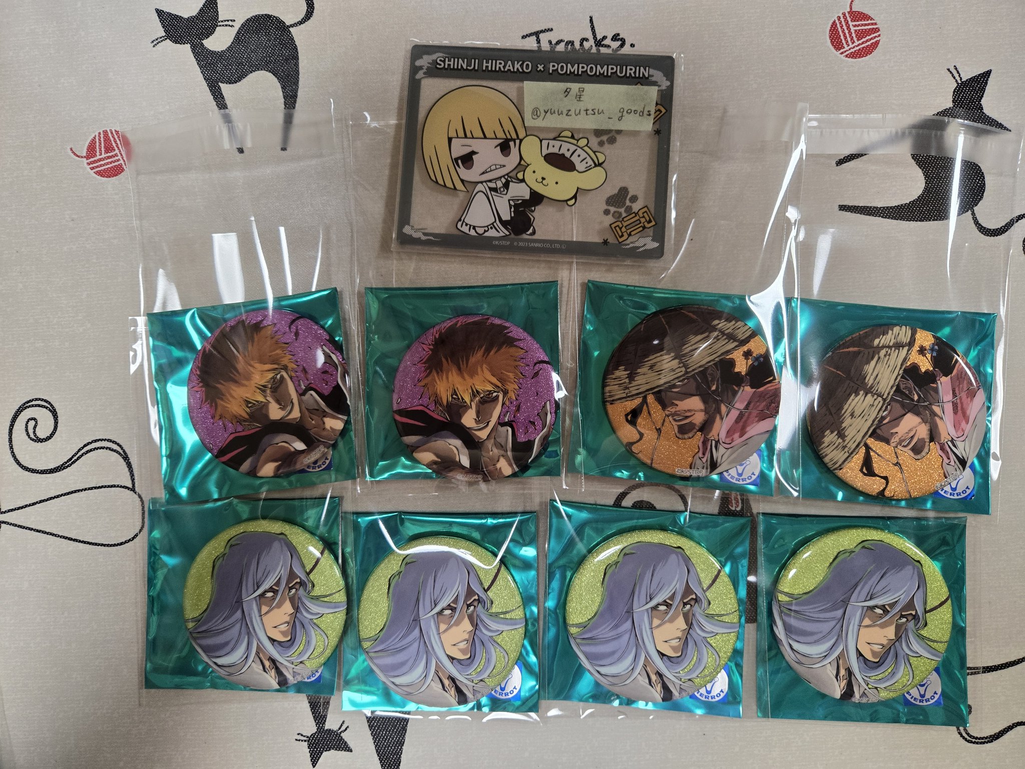 BLEACH WORLD CYN 浦原 缶バッジ クリア色紙 6点 新品未使用 夕星 on X: 