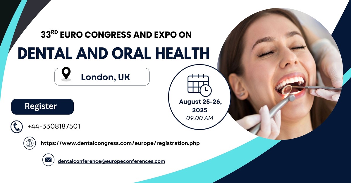 GraceFerna79809's tweet image. 🎯 Deadline approaching! #SubmitYourAbstract for the #EuroDentalCongress2025 before it’s too late.
Showcase your research to an international audience.
Submit Now: cutt.ly/rrzPajCr

#SubmitAbstract #DentalShowcase #OralHealthExperts #ResearchPlatform #EuroDental