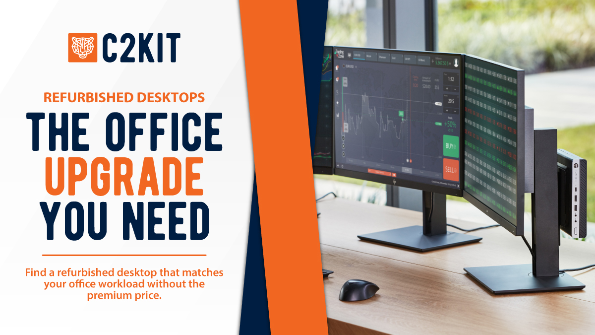 C2KIT's tweet photo. Upgrade your home/office with a dependable refurbished desktop. Whether you choose a mini, SFF, or tower, each unit is tested and includes a 1-year warranty.T&amp;Cs apply.https://t.co/3oLQl8YxOv

0100014204/sales@c2kit.co.za

#C2KIT #Refurbished #BrandSpankingUsed #RefurbishedTech https://t.co/WO2BGKGnSA