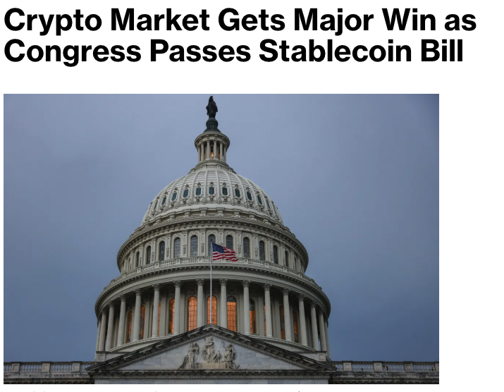 chuk_xyz's tweet image. 🚀 A historic day for stablecoins
After years in this space and through multiple market cycles, today’s legislative breakthrough is one of the most meaningful moments yet.
Following sustained advocacy across the ecosystem, the U.S. will soon have its first federal law…
