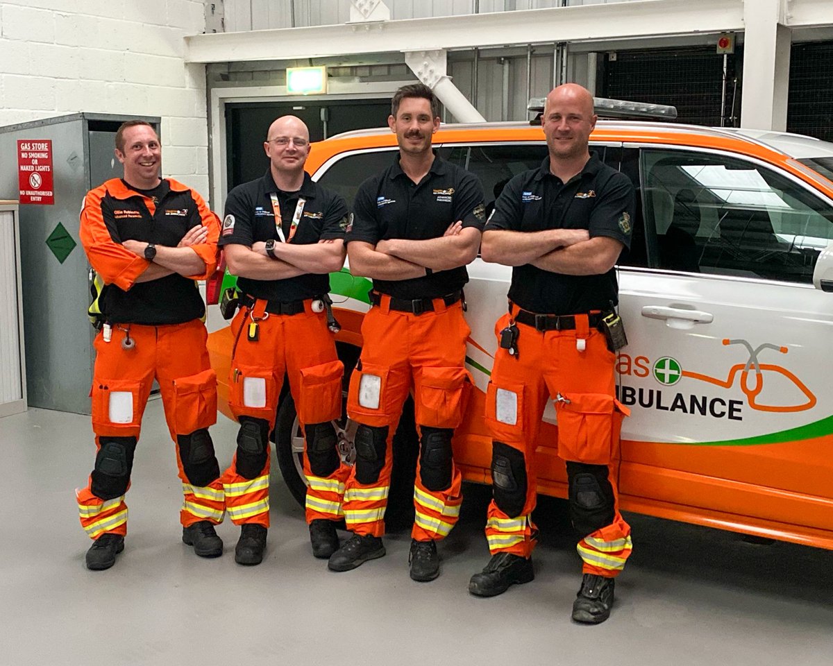 It was a rare occasion this week when four of our advanced paramedics were on shift over the same 24-hour period—responding to emergencies solo via rapid response vehicles, or as part of our primary team on board the helicopter.