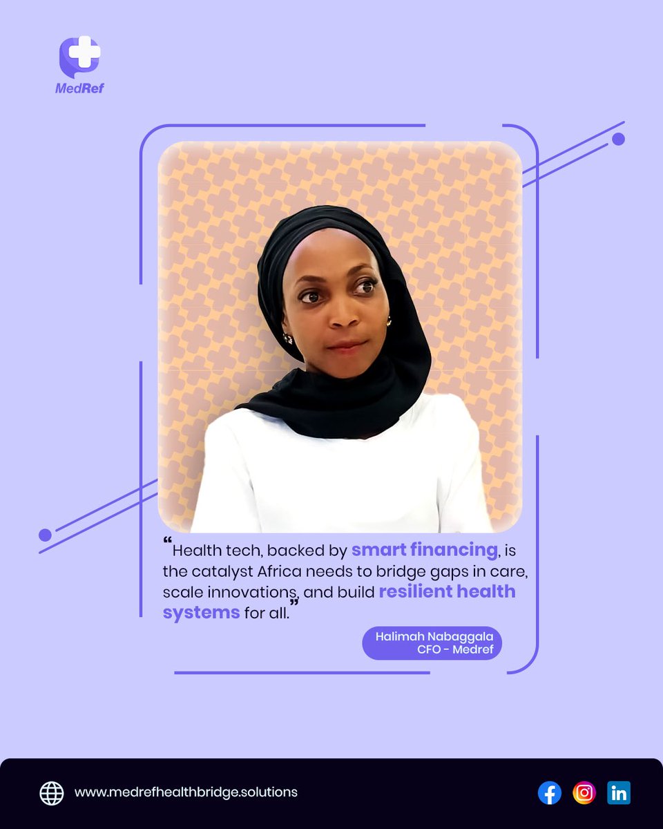medrefhealth's tweet photo. Health tech, backed by smart financing, is the catalyst Africa needs to bridge gaps in care, scale innovations, and build resilient health systems for all
#DigitizeHealth
#HealthTech
#UHCAfrica https://t.co/TsKYxHfiOK