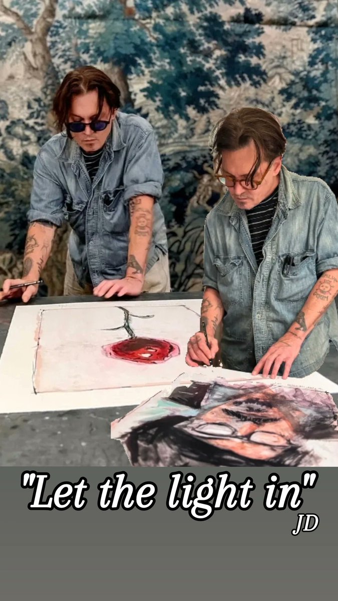 #JohnnyDepp is all art. 

#letthelightin