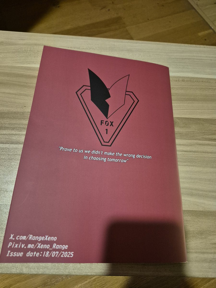 RangeXeno's tweet photo. What was once a distant dream is now a reality

I still cant believe I made this and actually went out and printed it https://t.co/qohErZyCEw