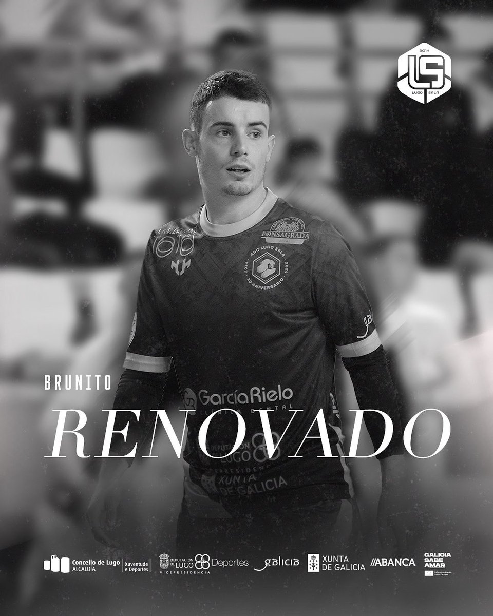 Millán Gómez Pérez (@millangomez) on Twitter photo El ala diestro Brunito Silvén renueva con el <a href="/ADCLugoSala/">Lugo Sala ⚫️💛</a>.
Será su octava temporada en el Lugo Sala.
Se suma a los alas diestros Pablo Vázquez y Rubén Santana. El ala diestro Brunito Silvén renueva con el <a href="/ADCLugoSala/">Lugo Sala ⚫️💛</a>.
Será su octava temporada en el Lugo Sala.
Se suma a los alas diestros Pablo Vázquez y Rubén Santana.