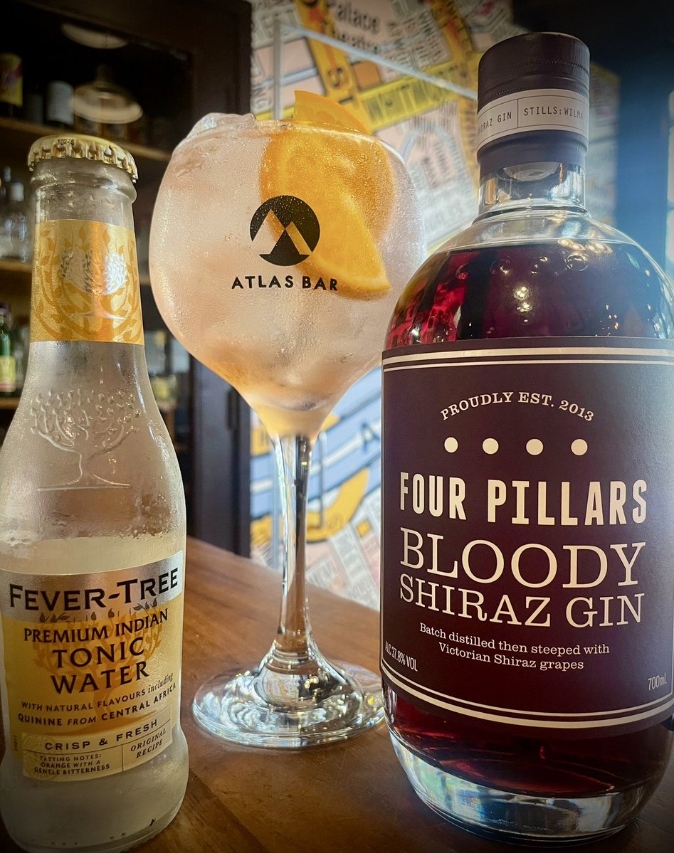 TheGinBible's tweet image. G I N O F T H E W E E K 🍸
It's Friday, so it's time for a new #offer..
@FourPillarsGin Bloody Shiraz #Gin & @FeverTreeMixers . Special price for one week only @TheAtlasBar , £5 singles & £7 doubles! 🥳
Get it whilst you can #Manchester, once it's gone, it's gone🍸#TGIF