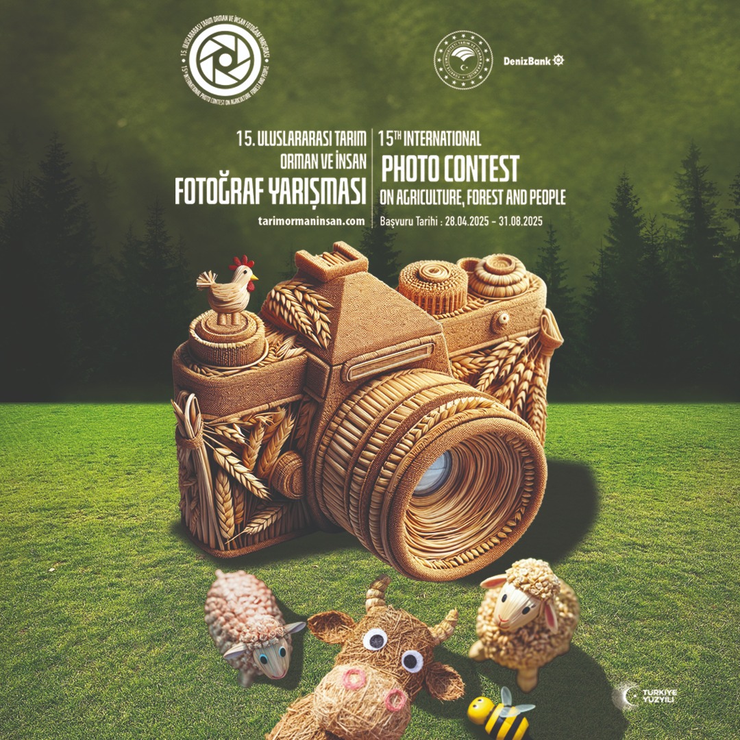 📸 15. Uluslararası Tarım Orman ve İnsan Fotoğraf Yarışması’na başvurular devam ediyor.
📅 Son gün: 31 Ağustos 2025
➡️ utoify.tarimorman.gov.tr