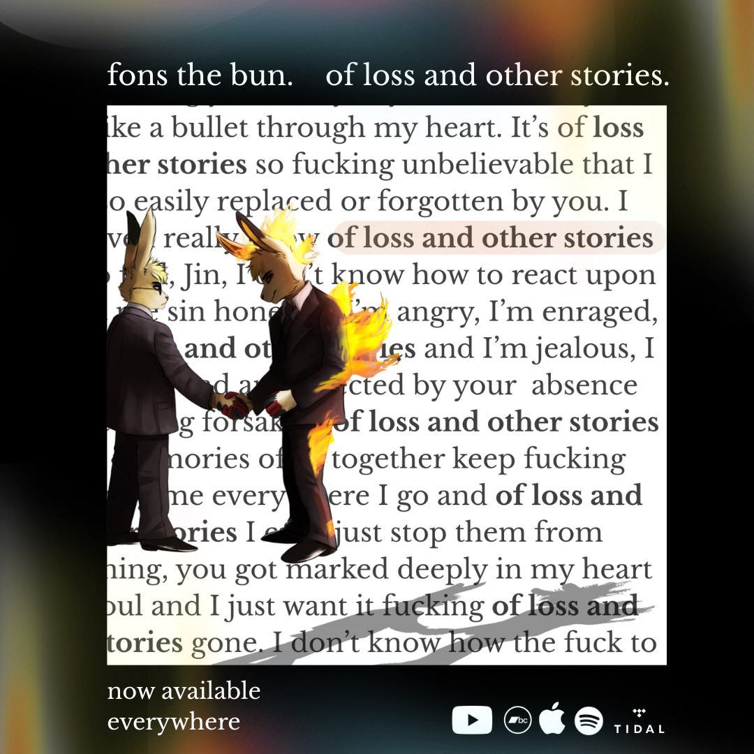 my new album “of loss and other stories” is out now 🕯️

it’s messy, emotional, human (and bunny). grief, love, healing, shame, comparison, all tangled together in a raw little world of sound.

if it resonates with you, even a bit, that means everything to me.

🎧 listen: