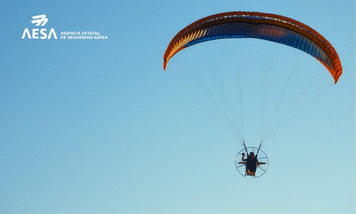 🪂Si vuelas en ala delta, #parapente o paramotor:

🔹Evita zonas urbanas y aglomeraciones de personas
🔹Respeta las alturas mínimas establecidas en SERA
🔹Comprueba la info meteorológica en tu ruta
🔹Conoce el #espacioaéreo donde vuelas y sus requisitos

👉bit.ly/45L9G6Z