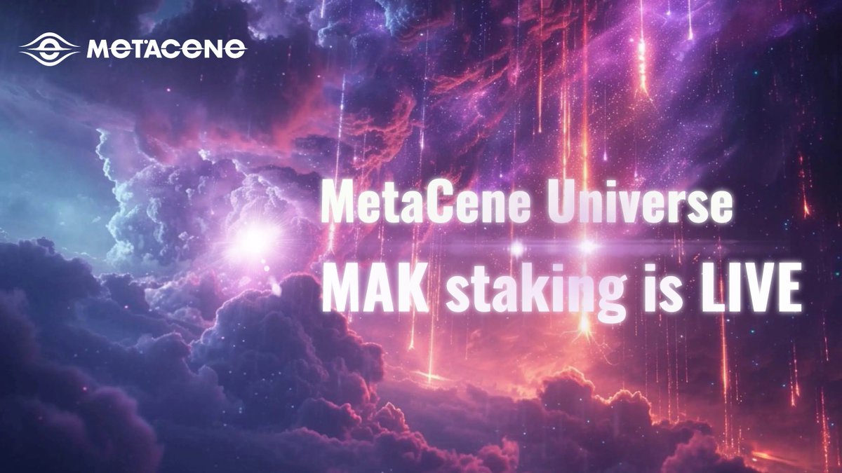 MetaCeneGame's tweet image. 🚀 MetaCene Universe MAK staking is LIVE!
🔗 mcu.metacene.io
Start your MAK staking: Swap MAK → veMAK to stake!
veMAK is the core asset of the MCU ecosystem — unlock deeper mining, bigger rewards, airdrops & more! Freely swap veMAK & MAK, boost your mining power, and…