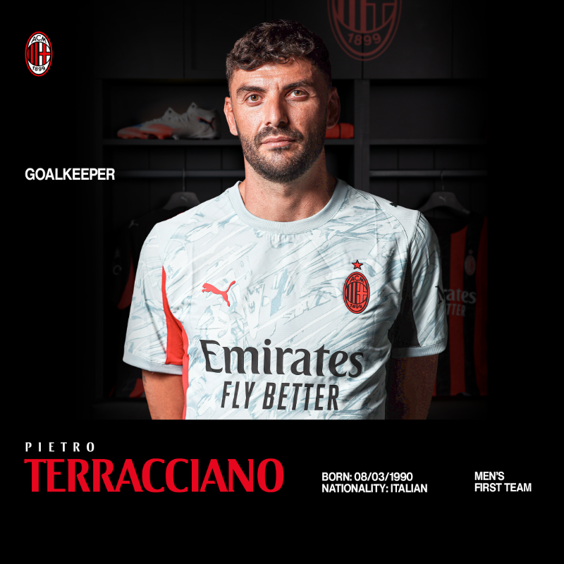 acmilan's tweet photo. There’s a new shot-stopper in town 🔴⚫ 

#WelcomeTerracciano