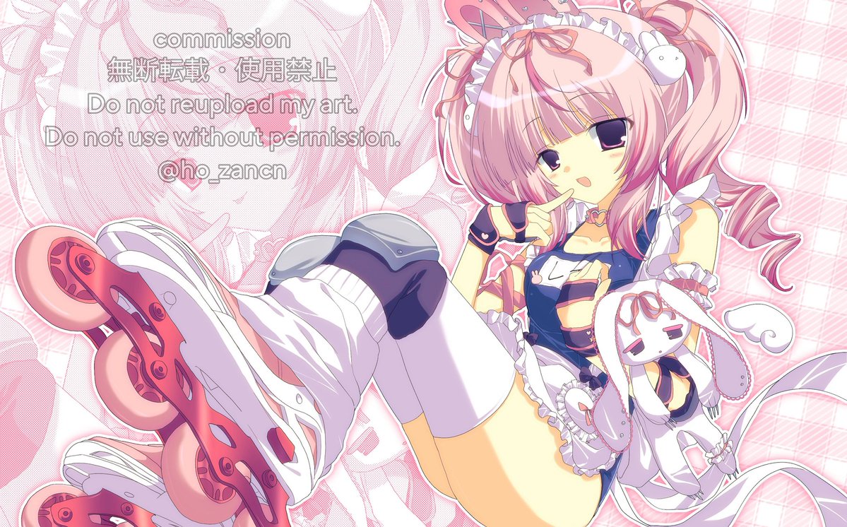 ho_zancn's tweet image. #skeb
 リクエストありがとうございました！🐰🩷