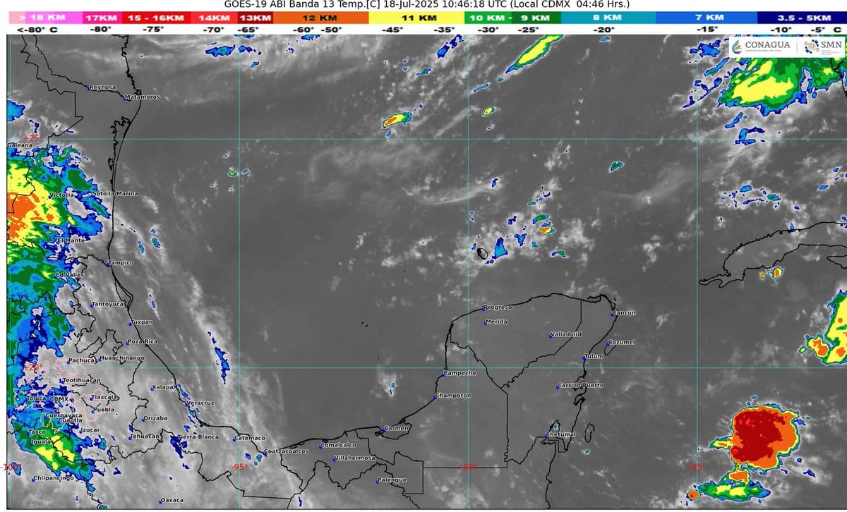 BOLETÍN METEOROLÓGICO 
18-JUL-2025 

Consulta la información completa aquí 👇 
facebook.com/share/p/16yoQL…
