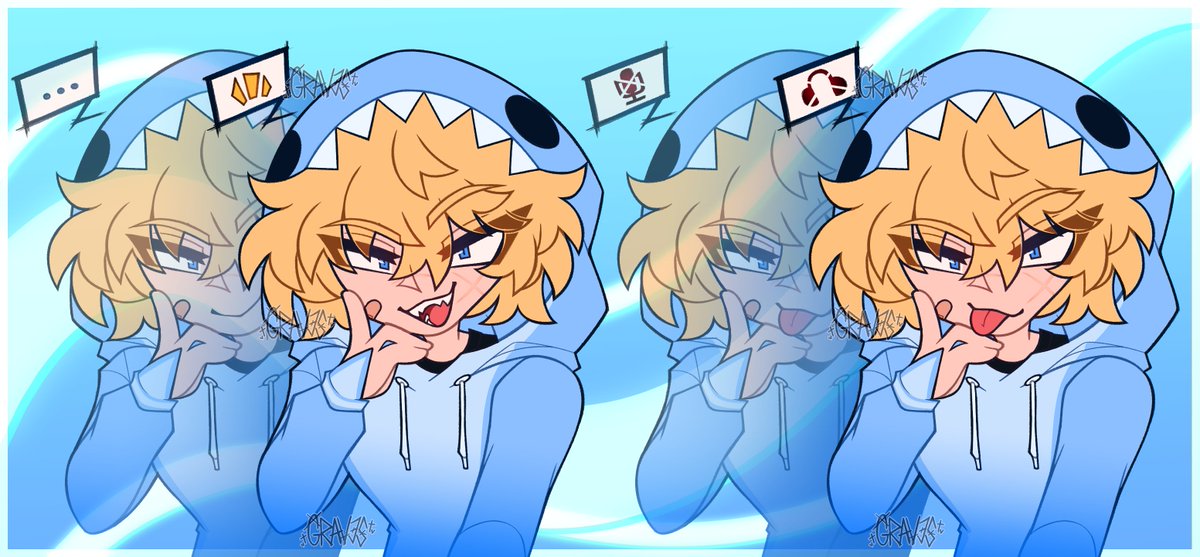 GR4V3_S1NN3R's tweet image. shark guy who does voices!! &amp;gt;:0

PNGs i made for TY earlier in the month, was bein silly fr. :&amp;gt;

                     ➺ [ #gr4vey4rd_workz | @TyDoesVoices ]