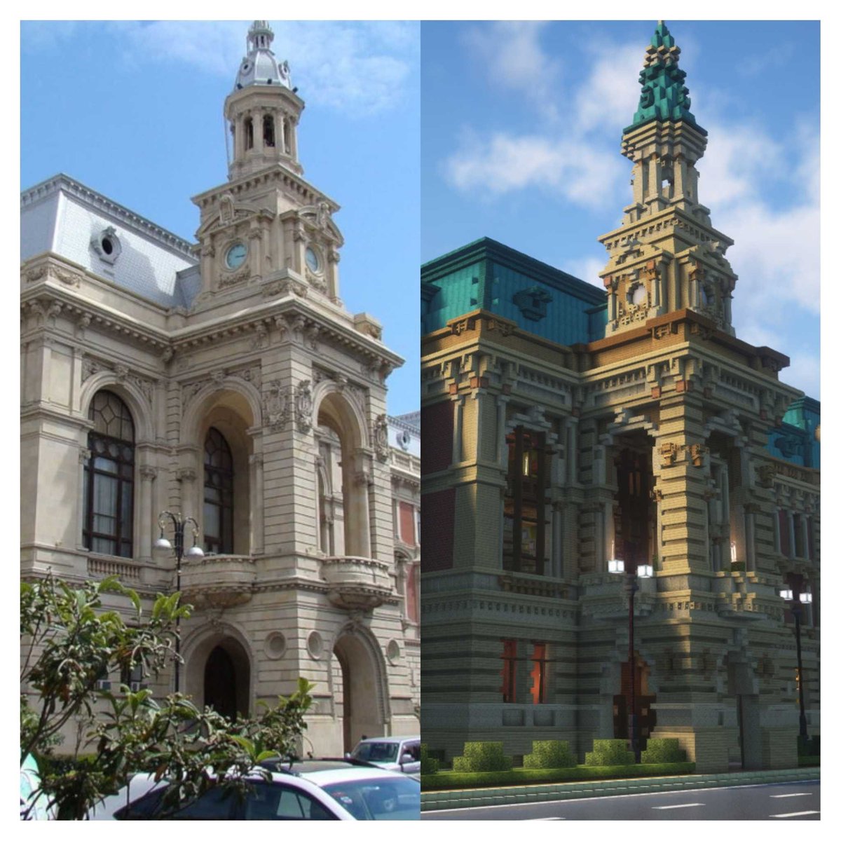 Baku City Hall recreated in Minecraft
#Minecraft