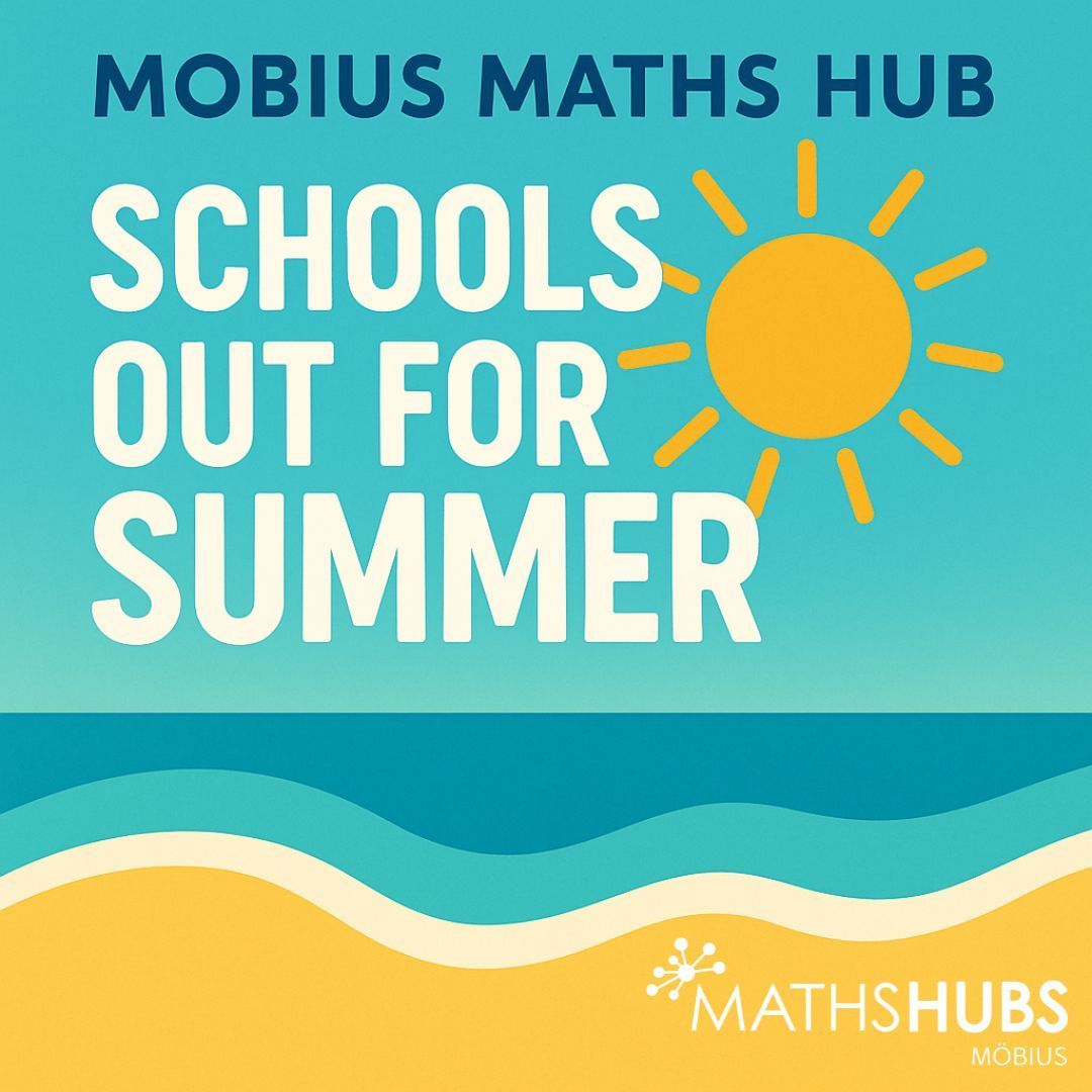 mobiusmathshub's tweet image. Mobius Maths Hub is now closed for the Summer Holidays! 🌞
Wishing all our schools, teachers, and partners a restful and joyful summer. Thank you for an incredible year! The office will reopen on 04 September 2025. #MobiusMathsHub #SchoolsOut #SummerBreak #ThankYouTeachers