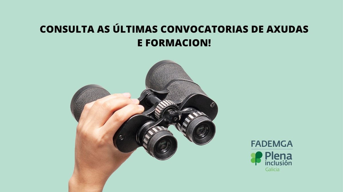 Lembra que na nosa web podes ir consultando as últimas ofertas de axudas, convocatorias e formacións!
👉 Axudas: fademga.org/gl/axudas/ 
👉 Formación: fademga.org/gl/formacion/
Todo a un clik!