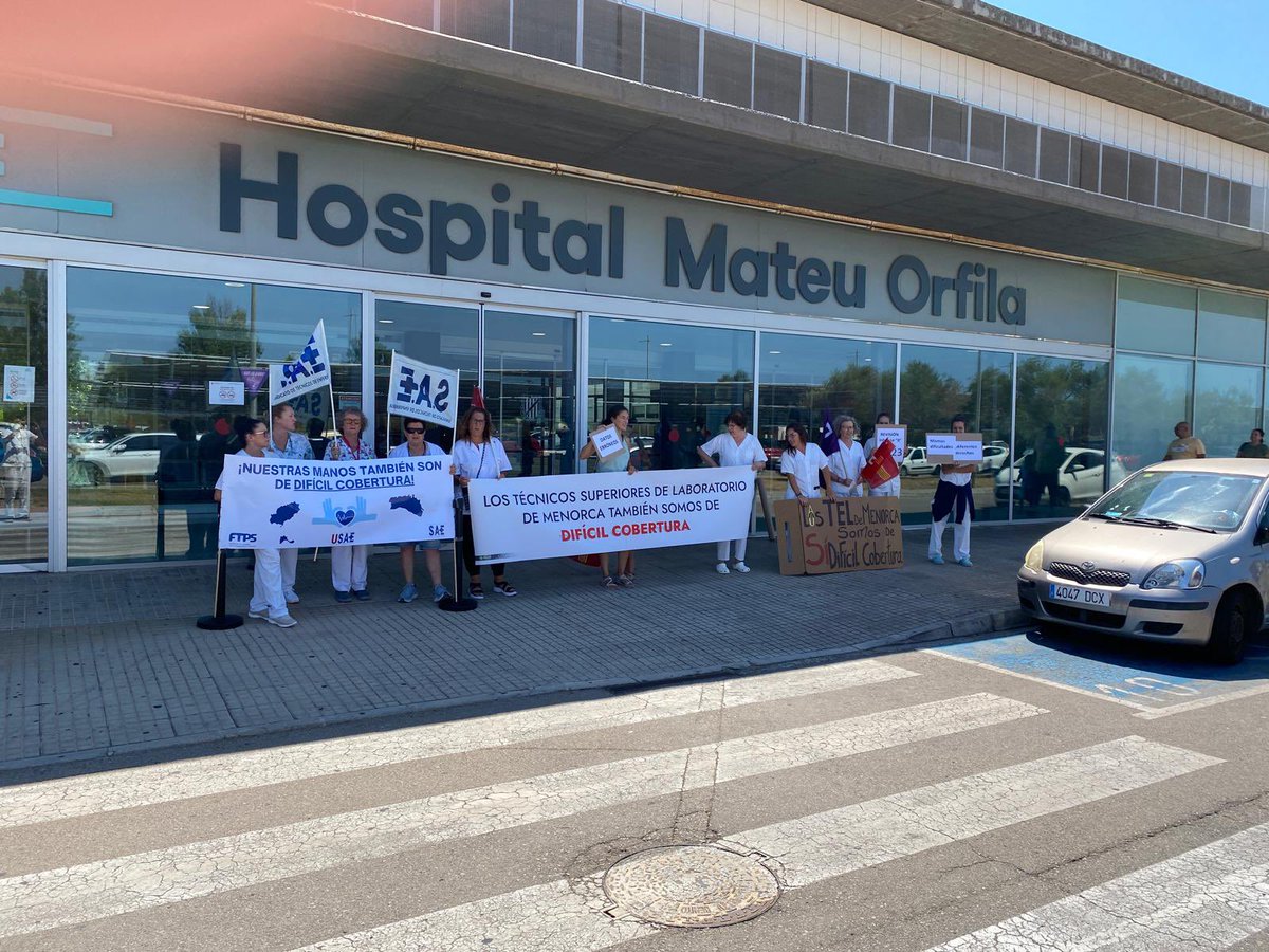 *USAE SE HA VUELTO A CONCENTRA HOY DIA 18 DE JULIO EN MATEU ORFILA POR EL PLUS SALARIAL PARA LOS PUESTOS DE DIFÍCIL COBERTURA*