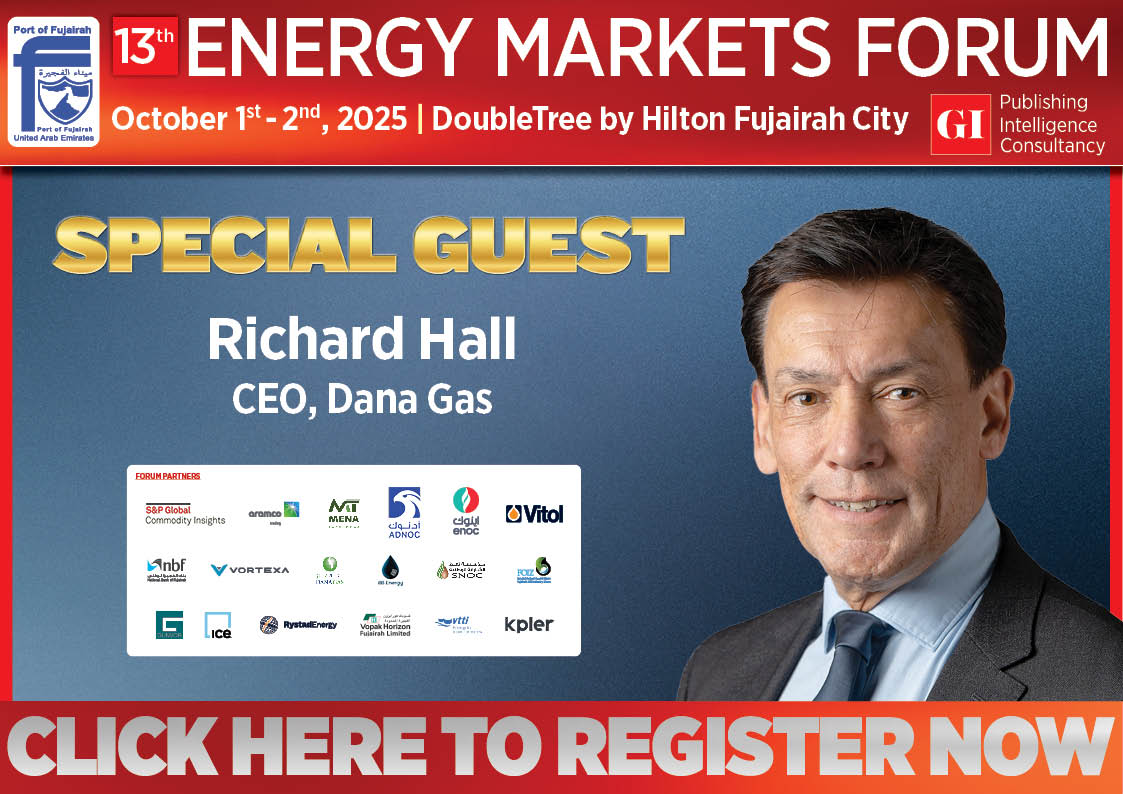 gulf_intel's tweet image. We’re honored to welcome Richard Hall, CEO, @DanaGasUAE as a Special Guest at the Fujairah Energy Markets Forum 2025.
Register on this link 👉 lnkd.in/d3Me-dXD
#EMF2025 #EMFWEEK25 #EnergyMarkets #MiddleEastEnergy #OilAndGas @SPGCI @ADNOCGroup @vitolnews @aramco…