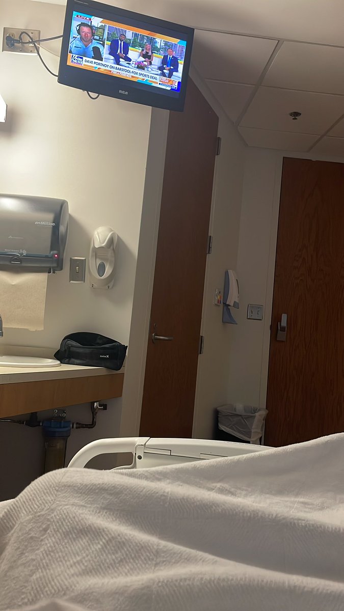 Good Morning from my hospital bed here in NC