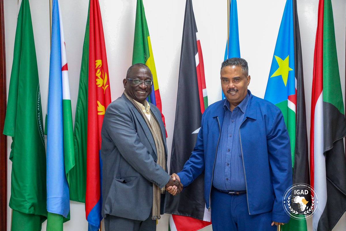 IGADPeace's tweet image. 📍Addis Ababa, Ethiopia | 18 July 2025
Commander @AbebeMuluneh,@IGAD Peace Director, together with Maj. Gen. Habtamu Tilahun, Head of the PCRD Unit, and Mr. Khaaled Abdelrahman of @IGADISSP received a delegation from the National Rehabilitation Commission of Ethiopia.
Their…