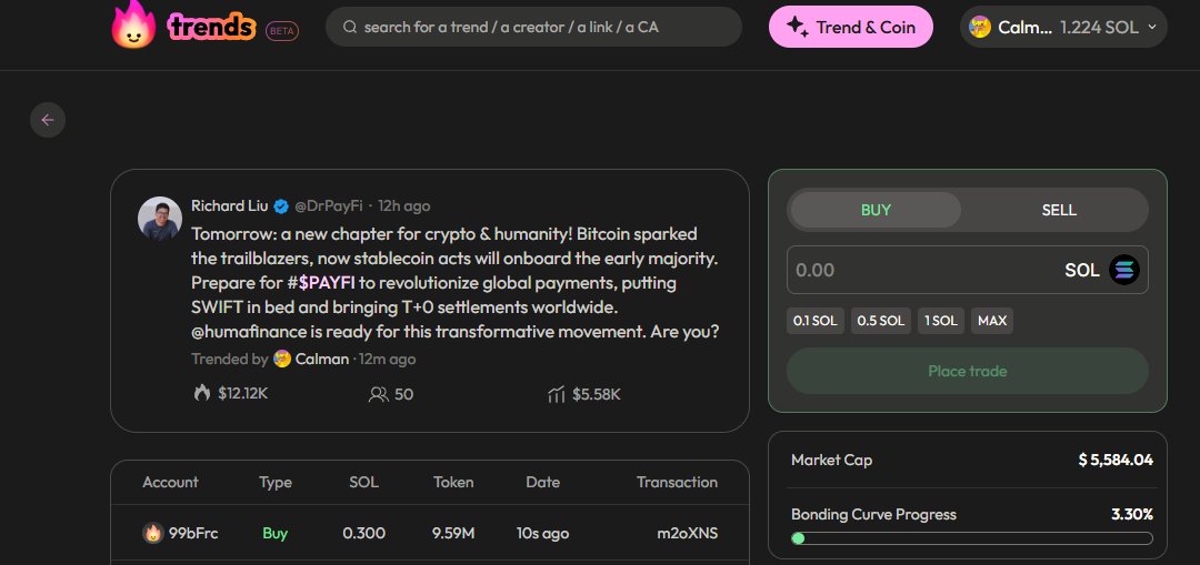 Huma是我最近几个月一来一直深度参与的项目，接下来也依然见证Huma在即将开启的加密新篇章，跑出最美的姿态来。
#PayFi 的最牛项目之一，必须会是Huma。

给你远在大洋彼岸的第五个女朋友或老婆汇款，买包包，也就是几分钟的事儿，还要啥 #SWIFT 这个没效率还贵的玩意儿。
