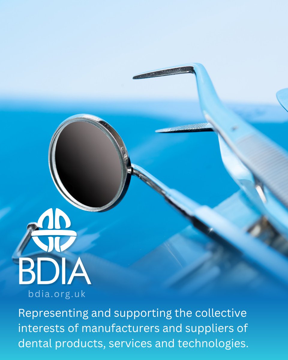 🦷 For over 100 years, The British Dental Industry Association (BDIA) is proud to represent the UK’s dental suppliers and manufacturers, a trusted network of over 90 member companies.

🔗 Find out more at bdia.org.uk

#DentalIndustry #OralHealthcare #TrustedSuppliers