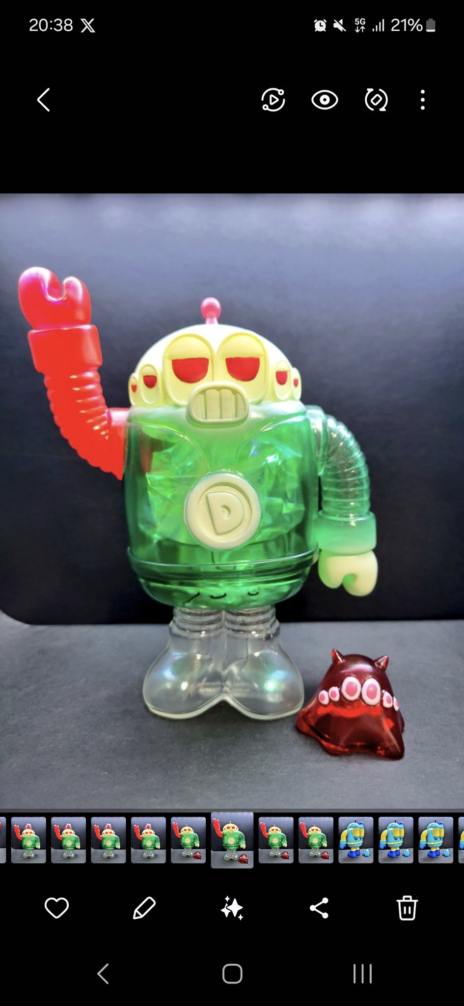 限定　MOGWORK'S 　ディクター　ソフビ　レトロカラー　デザフェス未開封 MOGWORK'S ディクター ソフビ メロンクリームソーダ デザフェス