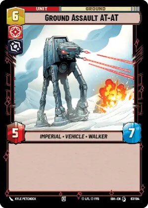 kyleP_Art's tweet image. New Star Wars Unlimited art reveal! 馃槉
Here鈥檚 a card that I worked on for the upcoming Intro: Battle Hoth beginner player set of @UnlimitedFFG This set is releasing this October! #starwars #starwarsunlimited #tcg #lucasfilm #fantasyflightgames #atat #atatwalker #hoth #art