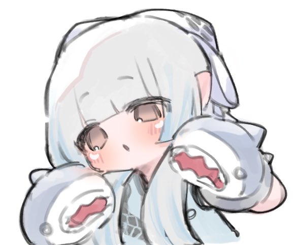 友達のららちゃん落書き！🦈🫧️🩵️🤍
#FF14イラスト￤#FF14art￤#ララフェル