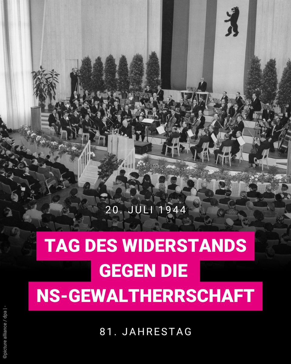 FNFreiheit's tweet image. 📅🕊️ Heute, am 20. Juli, jährt sich der Gedenktag für den Widerstand gegen die NS-Gewaltherrschaft zum 81. Mal. Im Mittelpunkt steht das Attentat auf Adolf Hitler und der anschließende Umsturzversuch vom 20. Juli 1944, eine der wichtigsten Widerstandsaktionen gegen das NS-Regime.…