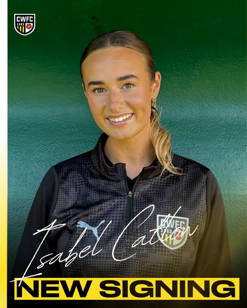 It’s a welcome back to our next signing…Isabel Catlow! 👋 

After some time away from football while travelling, Isabel is back playing in a Chorley shirt once again. 

A hardworking fullback who has been an important member of past Chorley squads, we’re delighted to have one of