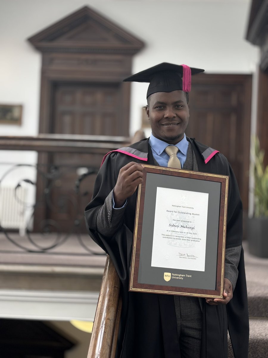 Very proud of my University, <a href="/NottmTrentUni/">Nottingham Trent University</a> for such an incredible honour:Outstanding Alumni Award 👨‍🎓 🥇 This will remain a cherished moment in my journey forever. A university so committed to real-world impact!
