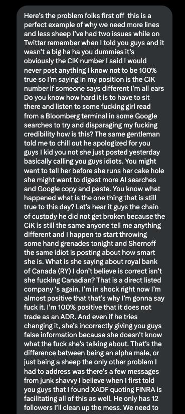 ElfCarbon's tweet image. Happy Friday $MMTLP!
First: I have a soundtrack link at the end, I recommend you play it while reading this message ('cause it was playing in my head when I wrote this) 😂 Plus, it's still a banger.
Here's some delulu ravings about both myself and @JunkSavvy to start your day.…
