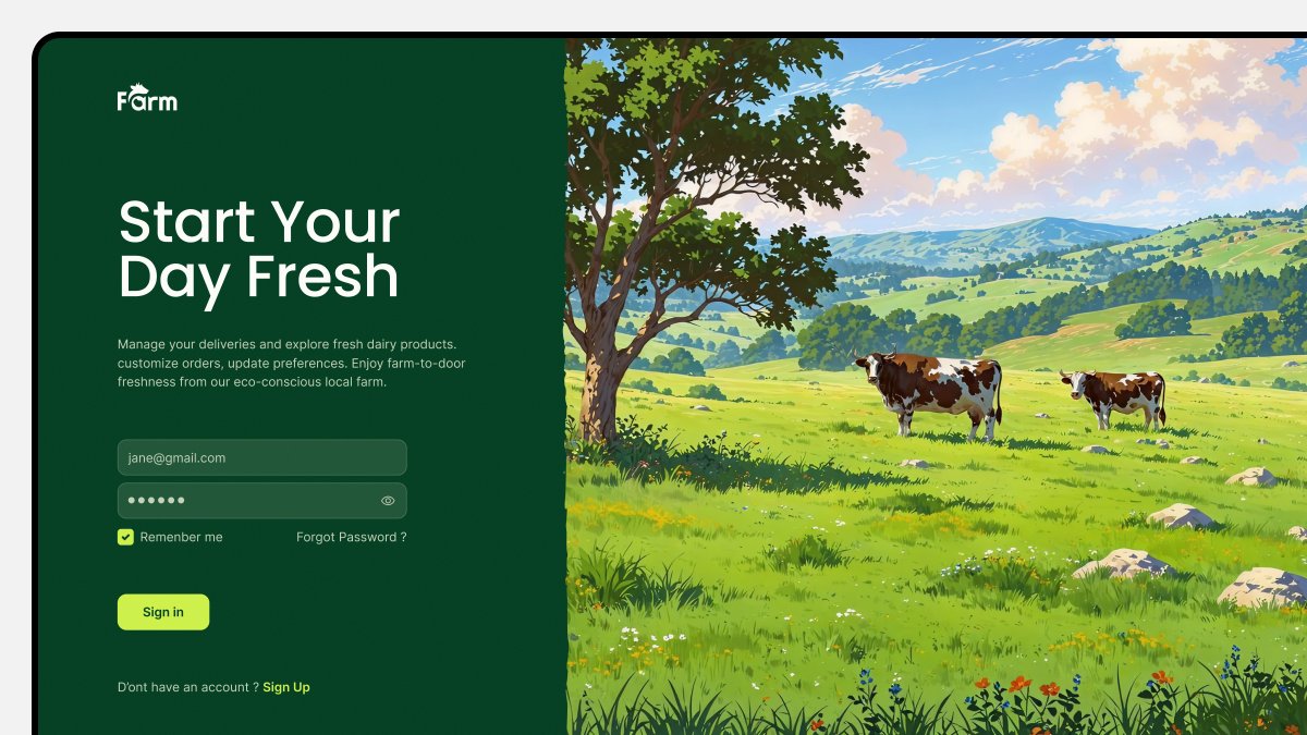 oussamajaafar7's tweet photo. #Day_3
Fresh design meets fresh milk ππΏ
#UIDesign #GhibliVibes #WebDesign #LoginUI #DailyDesign #ai https://t.co/ANBVJL4Yr6