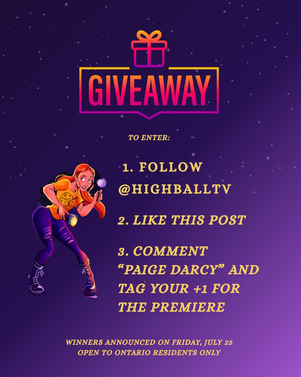 Highball.TV (@highballtv) on Twitter photo 🔎 GIVEAWAY 🔍
🕵️♀️ Murder? Mystery? Free tickets?
We’re giving away 2 tickets to the Paige Darcy: Reluctant Detective Canadian Premiere!
📍 <a href="/TheWestdale/">The Westdale</a>, Hamilton
📅 July 28 @ 8PM
🎟️ For Ontario sleuths only
To enter:
Follow <a href="/HighballTV/">Highball.TV</a>
Like this post
Comment “Paige Darcy” 🔎 GIVEAWAY 🔍
🕵️♀️ Murder? Mystery? Free tickets?
We’re giving away 2 tickets to the Paige Darcy: Reluctant Detective Canadian Premiere!
📍 <a href="/TheWestdale/">The Westdale</a>, Hamilton
📅 July 28 @ 8PM
🎟️ For Ontario sleuths only
To enter:
Follow <a href="/HighballTV/">Highball.TV</a>
Like this post
Comment “Paige Darcy”