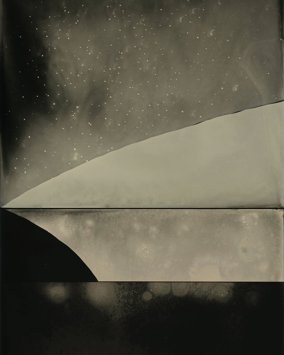 "When I first started making the abstract landscape photograms, I understood that, at least in part, the work has something to do with transcending a feeling of never having had a motherland," writes Nadezda Nikolova to CJ Bartunek. More in Summer 2025: bit.ly/3UoNM5u