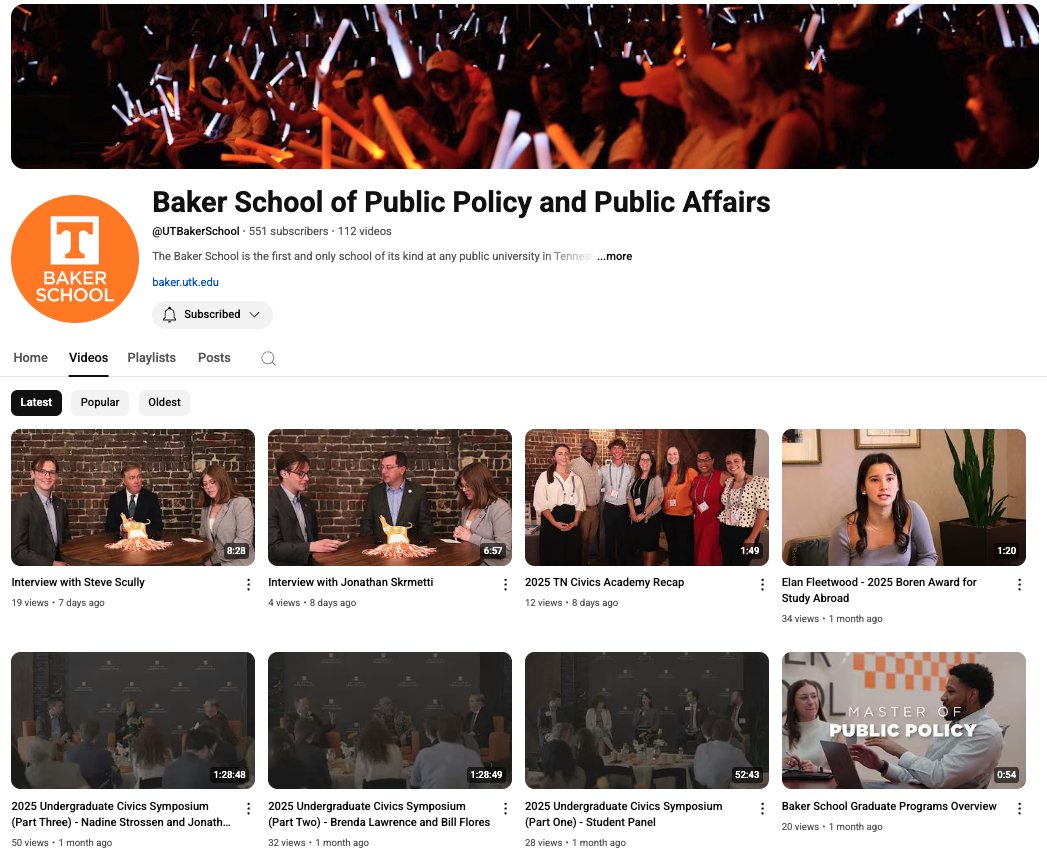 You Might Be Right Podcast (@ymbrpodcast) on Twitter photo While you wait for new episodes of #YouMightBeRight, make sure you’re subscribed to <a href="/UTBakerSchool/">Baker School of Public Policy and Public Affairs</a>'s YouTube channel! Watch recent panel and lecture recordings, program overviews, student interviews, and more: youtube.com/@UTBakerSchool #BePartoftheSolution While you wait for new episodes of #YouMightBeRight, make sure you’re subscribed to <a href="/UTBakerSchool/">Baker School of Public Policy and Public Affairs</a>'s YouTube channel! Watch recent panel and lecture recordings, program overviews, student interviews, and more: youtube.com/@UTBakerSchool #BePartoftheSolution