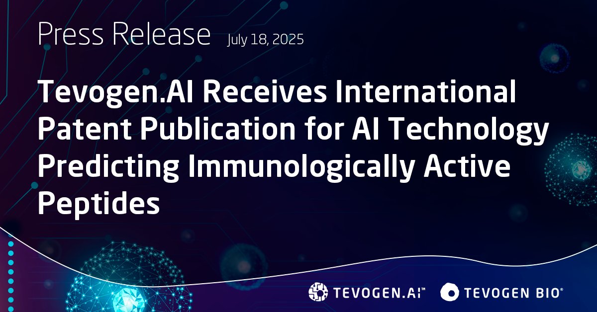 📰 𝐏𝐫𝐞𝐬𝐬 𝐑𝐞𝐥𝐞𝐚𝐬𝐞: globenewswire.com/news-release/2…

Traditional methods for identifying immunologically active peptides often face significant limitations, such as overlooking critical human genetic diversity factors like age, sex, race, and ethnicity.