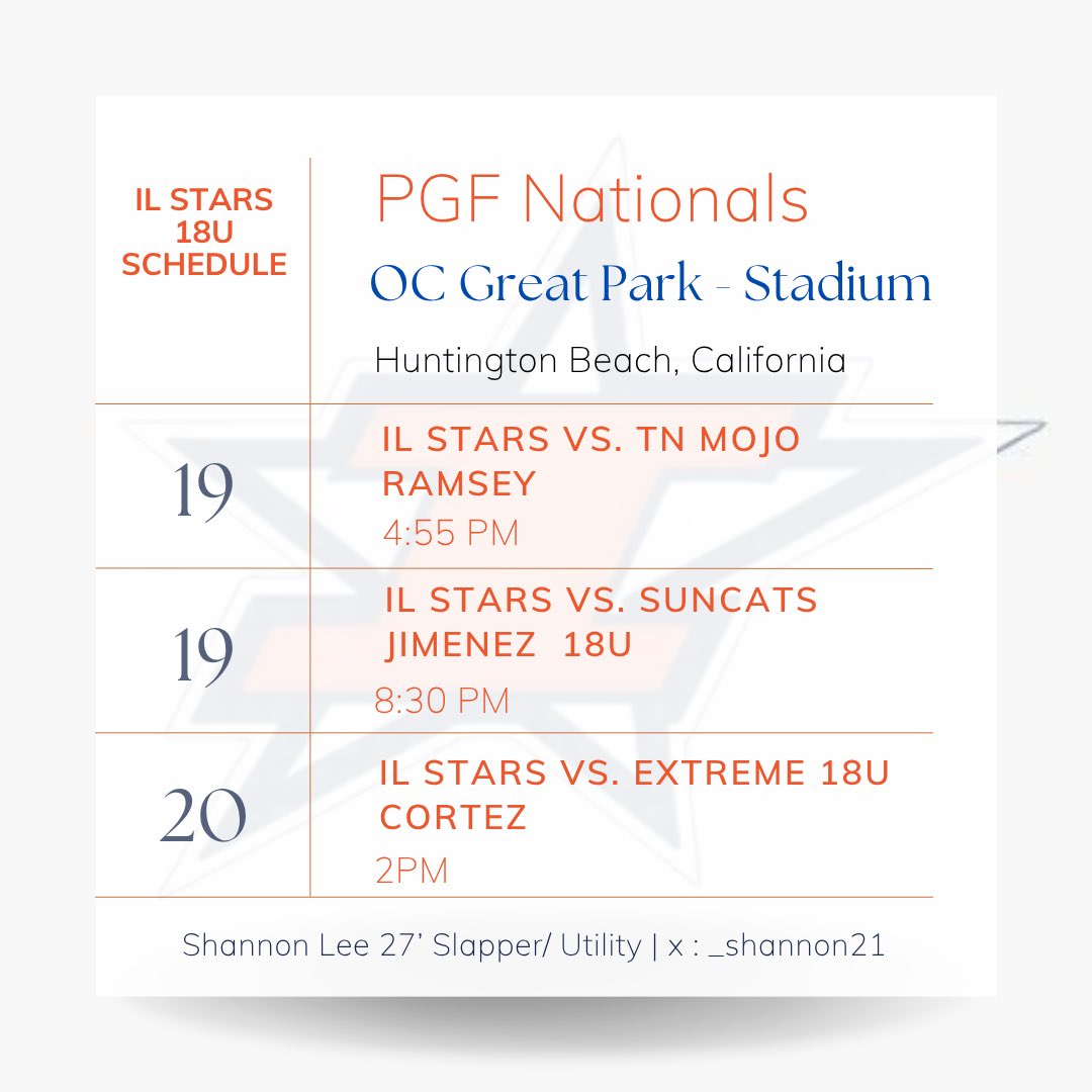 Shannon Lee (@_shannon21) on Twitter photo TOMORROW is the day! GAMEDAY in CALI! 🌴Here’s my schedule! <a href="/e_newellcoach/">Eric Newell</a> <a href="/Jen_Daro/">Jen Brauer</a> <a href="/JenConsaul/">Jen Consaul</a> <a href="/mandygardner24/">Mandy Gardner-Colegate</a> <a href="/CoachMalWinters/">Mallory Winters</a> <a href="/BUsoftballcoach/">Scott Hall</a> <a href="/NateTompkins/">Coach Nate</a> <a href="/MT_Softball/">Middle Tennessee Softball</a> <a href="/GarrettFurnal/">Coach G.</a> <a href="/jess_bracamonte/">Jessica Bracamonte</a> <a href="/kayla_noch/">Kayla Noch</a> <a href="/JustinShults33/">Justin Shults</a> #2027athlete TOMORROW is the day! GAMEDAY in CALI! 🌴Here’s my schedule! <a href="/e_newellcoach/">Eric Newell</a> <a href="/Jen_Daro/">Jen Brauer</a> <a href="/JenConsaul/">Jen Consaul</a> <a href="/mandygardner24/">Mandy Gardner-Colegate</a> <a href="/CoachMalWinters/">Mallory Winters</a> <a href="/BUsoftballcoach/">Scott Hall</a> <a href="/NateTompkins/">Coach Nate</a> <a href="/MT_Softball/">Middle Tennessee Softball</a> <a href="/GarrettFurnal/">Coach G.</a> <a href="/jess_bracamonte/">Jessica Bracamonte</a> <a href="/kayla_noch/">Kayla Noch</a> <a href="/JustinShults33/">Justin Shults</a> #2027athlete