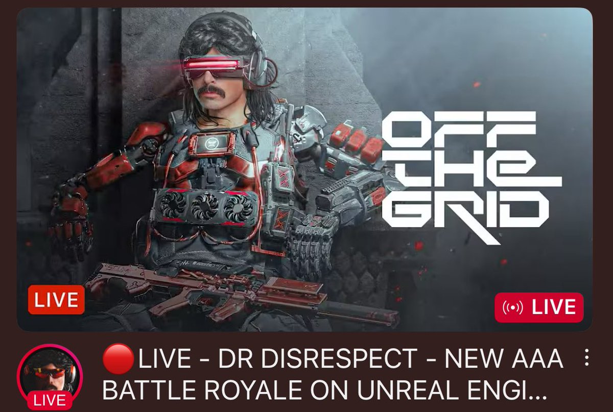 SpikeCollects's tweet image. 🚨Breaking News Dr Disrespect is dropping into Off The Grid. It’s officially Avalanche season.