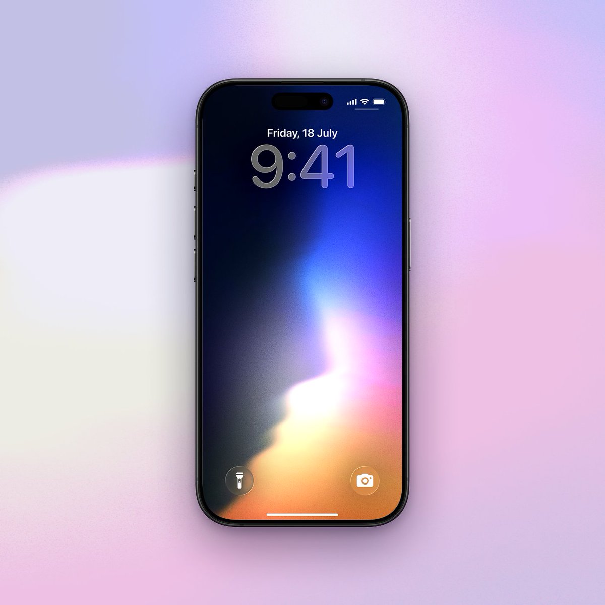 DelayDesign's tweet image. Experimenting with figma’s glass effect led me to create this wallpaper 🤌