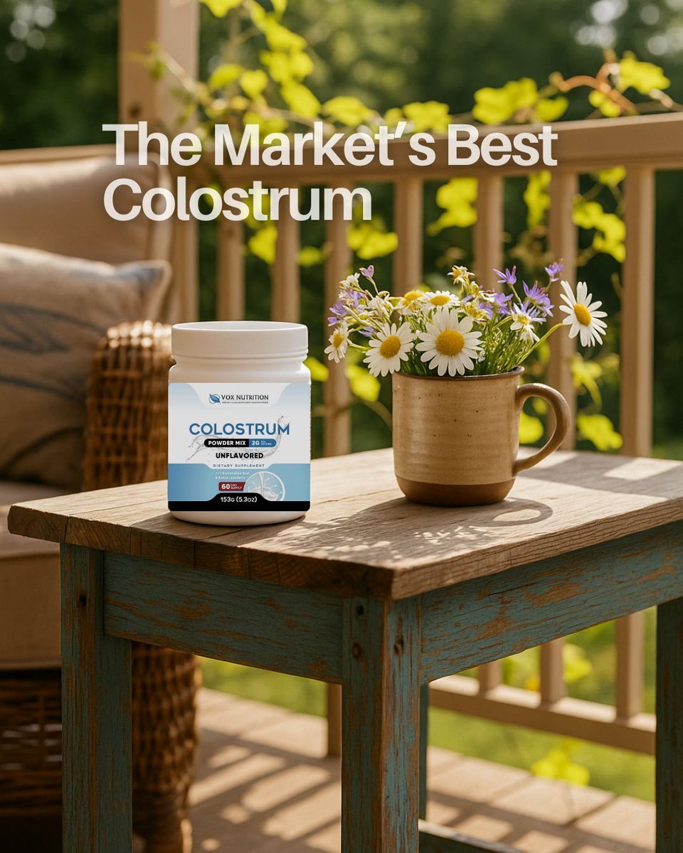Offer your customers the best colostrum on the market and elevate your supplement line.Partner with Vox Nutrition to expand your offerings and meet growing consumer needs.bit.ly/3TNhuB1

#PrivateLabelSupplements #SupplementManufacturer #WholesaleSupplements