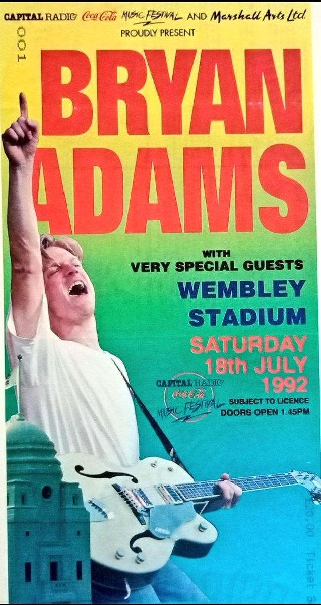 leonski700's tweet image. A memorable gig seeing @bryanadams playing Wembley Stadium back in the Summer of 92 with a different stage set up. One of my top five best gigs with the help of guests Extreme, Squeeze &amp;amp; Little Angels. @mitchlafon @BerserkerBill @RockTheseTweets @TheDuckLR @marillion073 @TTFTPR