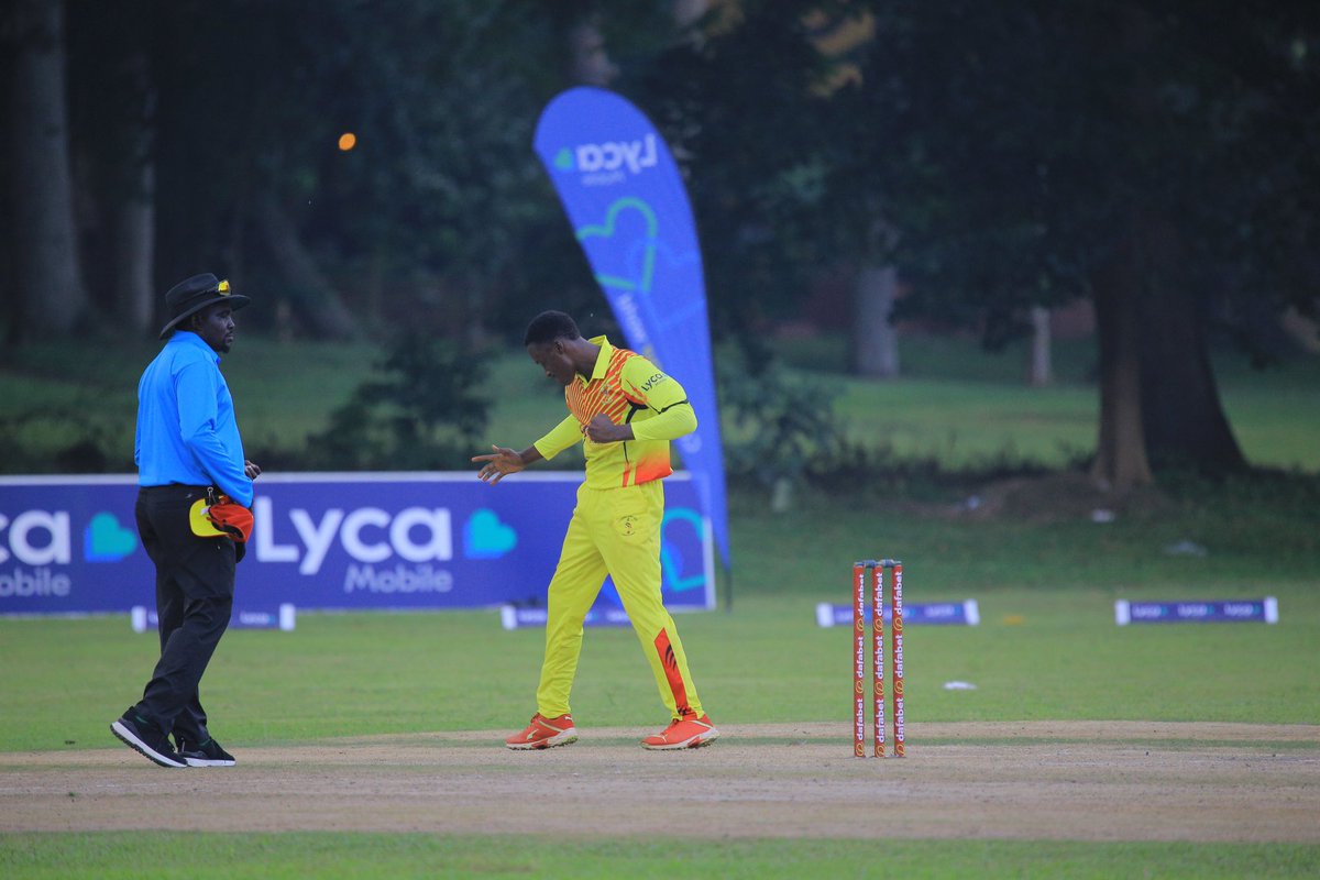 Mathew Musinguzi took 2 wickets for 16 runs in his 3 overs on debut, as Uganda defeated Nigeria.

#POAT20 #LycaConnectsCricket